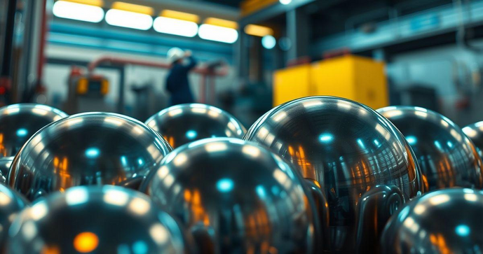 Esferas de Aço Inox: Transforme Projetos e Aplicações Industriais